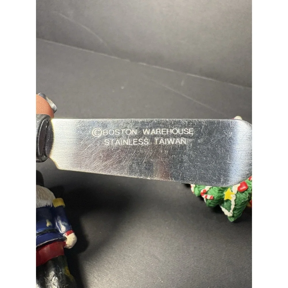 Angel Spreaders 4pc set Cheese/Butter 1999 Boston Warehouse Christmas Knife NIB